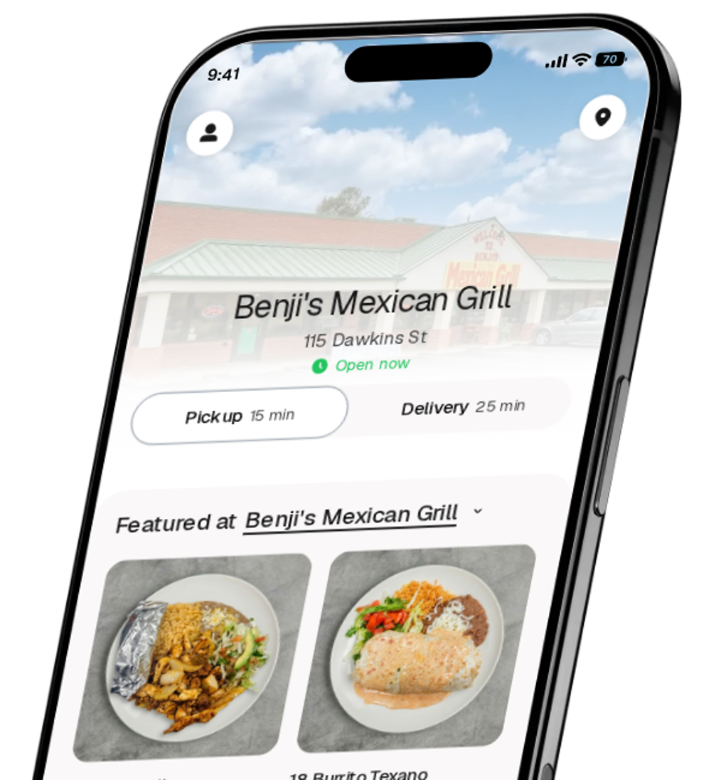 Benji's Mexican Grill app preview